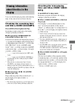 Preview for 31 page of Sony MHC-RV22 Operating Instructions Manual