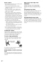 Preview for 42 page of Sony MHC-RV22 Operating Instructions Manual