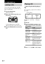Preview for 10 page of Sony MHC-RV5 Operating Instructions Manual
