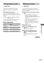 Preview for 33 page of Sony MHC-RV5 Operating Instructions Manual