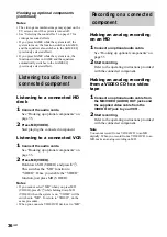 Preview for 36 page of Sony MHC-RV5 Operating Instructions Manual