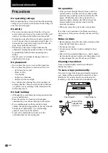 Preview for 40 page of Sony MHC-RV5 Operating Instructions Manual