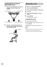 Preview for 10 page of Sony MHC-RV50 Operating Instructions Manual