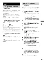 Preview for 29 page of Sony MHC-RV50 Operating Instructions Manual