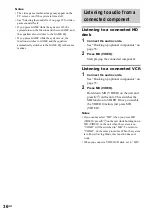 Preview for 36 page of Sony MHC-RV50 Operating Instructions Manual