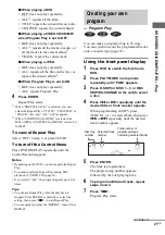 Предварительный просмотр 21 страницы Sony MHC-RV660D Operating Instructions Manual