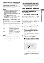 Предварительный просмотр 31 страницы Sony MHC-RV660D Operating Instructions Manual