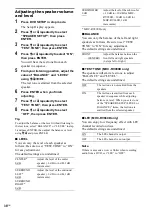 Preview for 36 page of Sony MHC-RV660D Operating Instructions Manual