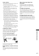 Preview for 67 page of Sony MHC-RV660D Operating Instructions Manual