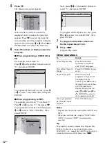 Предварительный просмотр 22 страницы Sony MHC-RV777D Operating Instructions Manual