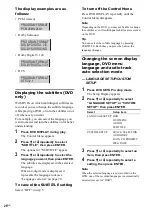 Preview for 26 page of Sony MHC-RV777D Operating Instructions Manual