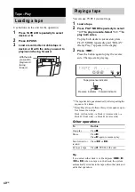 Предварительный просмотр 40 страницы Sony MHC-RV777D Operating Instructions Manual