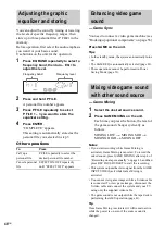 Preview for 46 page of Sony MHC-RV777D Operating Instructions Manual