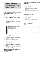 Preview for 54 page of Sony MHC-RV777D Operating Instructions Manual