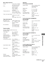 Preview for 69 page of Sony MHC-RV777D Operating Instructions Manual