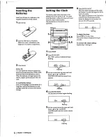 Preview for 6 page of Sony MHC-RX30 Operating Instructions Manual