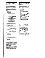 Preview for 13 page of Sony MHC-RX30 Operating Instructions Manual