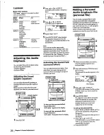 Предварительный просмотр 20 страницы Sony MHC-RX30 Operating Instructions Manual