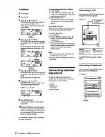 Предварительный просмотр 22 страницы Sony MHC-RX30 Operating Instructions Manual