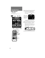 Предварительный просмотр 16 страницы Sony MHC-RX70 Operating Instructions Manual