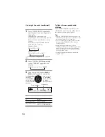 Preview for 20 page of Sony MHC-RX70 Operating Instructions Manual