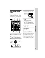 Предварительный просмотр 21 страницы Sony MHC-RX70 Operating Instructions Manual