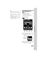 Предварительный просмотр 23 страницы Sony MHC-RX70 Operating Instructions Manual