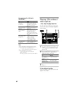 Preview for 22 page of Sony MHC-RX90 Operating Instructions Manual