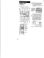 Предварительный просмотр 8 страницы Sony MHC-RXD2 - 3 Cd Mini System Operating Instructions Manual