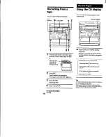 Preview for 14 page of Sony MHC-RXD2 - 3 Cd Mini System Operating Instructions Manual