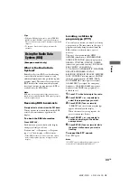 Предварительный просмотр 43 страницы Sony MHC-S90D Operating Instructions Manual