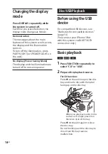 Preview for 18 page of Sony MHC-V21 Operating Instructions Manual