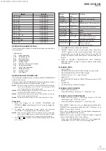 Предварительный просмотр 5 страницы Sony MHC-V21 Service Manual