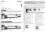 Sony MHC-V21D Operating Instructions preview