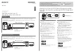 Sony MHC-V21D Operating Instructions предпросмотр