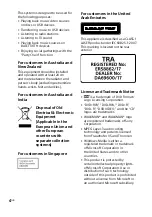 Preview for 4 page of Sony MHC-V41D Operating Instructions Manual