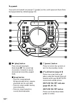 Предварительный просмотр 14 страницы Sony MHC-V41D Operating Instructions Manual