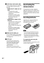 Preview for 20 page of Sony MHC-V41D Operating Instructions Manual