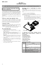 Предварительный просмотр 4 страницы Sony MHC-V41D Service Manual