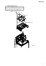 Предварительный просмотр 17 страницы Sony MHC-V44D Service Manual