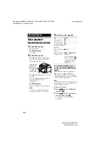 Preview for 18 page of Sony MHC-V4D Operating Instructions Manual