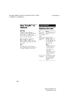 Preview for 38 page of Sony MHC-V4D Operating Instructions Manual