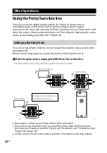 Предварительный просмотр 32 страницы Sony MHC-V5 Operating Instructions Manual