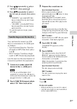 Preview for 21 page of Sony MHC-V50 Operating Instructions Manual