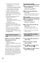 Preview for 22 page of Sony MHC-V50 Operating Instructions Manual