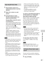 Preview for 35 page of Sony MHC-V50 Operating Instructions Manual