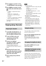 Preview for 36 page of Sony MHC-V50 Operating Instructions Manual