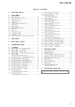 Preview for 3 page of Sony MHC-V50 Service Manual