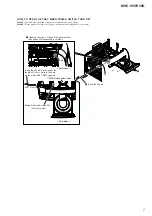 Предварительный просмотр 7 страницы Sony MHC-V50 Service Manual