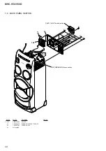 Предварительный просмотр 58 страницы Sony MHC-V50 Service Manual